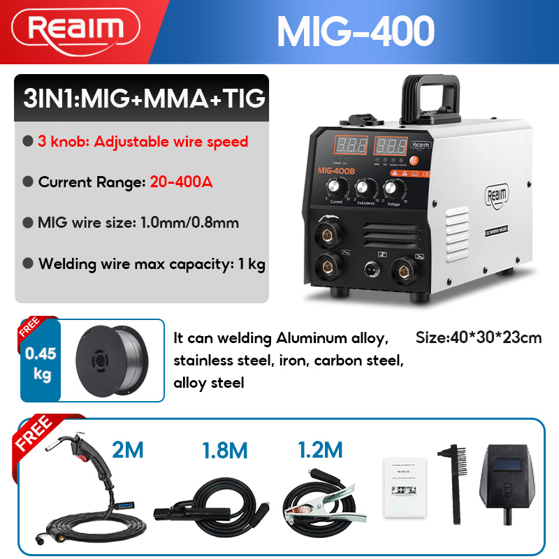 MIG Welding Machine Inverter Portable Heavy Duty Original MMA/MIG/TIG 3IN1