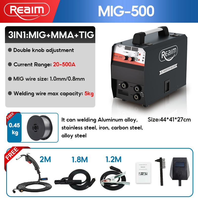 MIG Welding Machine Inverter Portable Heavy Duty Original MMA/MIG/TIG 3IN1