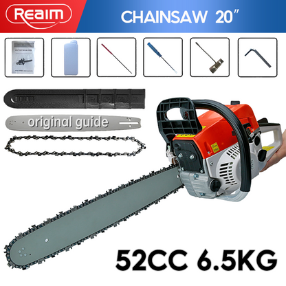 Chainsaw 20 inch Original Gasoline 52cc 5.2KW