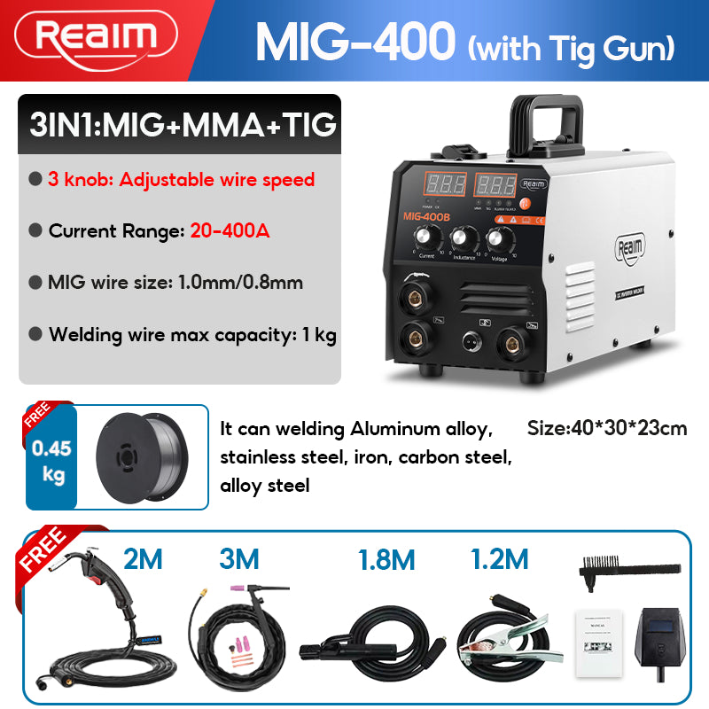 MIG Welding Machine Inverter Portable Heavy Duty Original MMA/MIG/TIG 3IN1